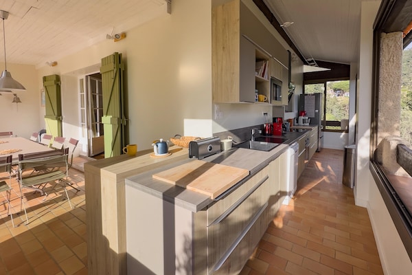 Foto van Villa in Cavalaire-sur-Mer met uitzicht op zee - Vakantiehuis in Cavalaire-sur-Mer - Kitchen