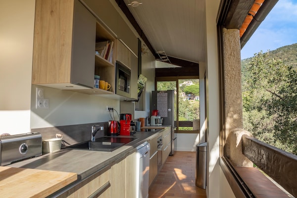 Foto van Villa in Cavalaire-sur-Mer met uitzicht op zee - Vakantiehuis in Cavalaire-sur-Mer - Kitchen