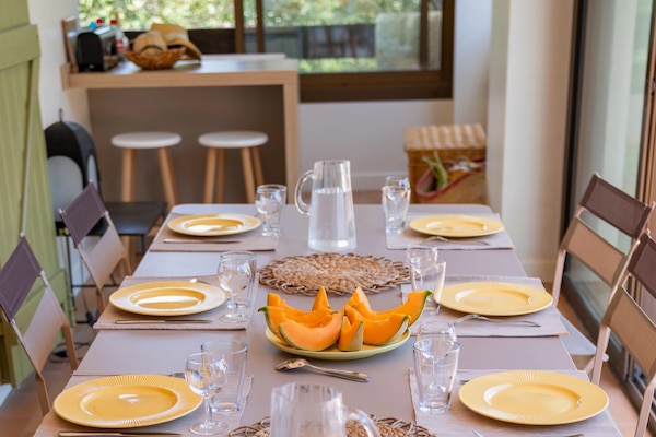 Foto van Villa in Cavalaire-sur-Mer met uitzicht op zee - Vakantiehuis in Cavalaire-sur-Mer - Ambiance