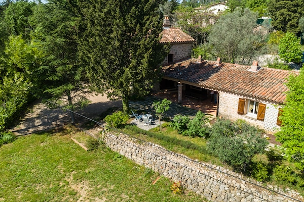 Foto van Provençaals huis in Seillans met zwembad - Vakantiehuis in Seillans - ExteriorSummer