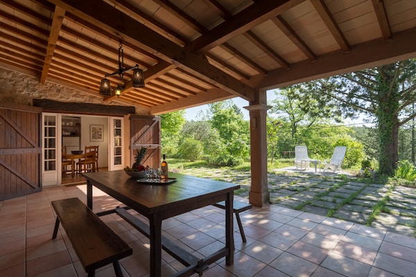 Foto van Provençaals huis in Seillans met zwembad - Vakantiehuis in Seillans - TerraceBalcony