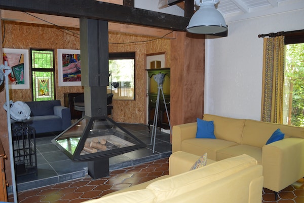 Foto van Vakantiehuis in Fayence met privézwembad - Vakantiehuis in Fayence - LivingRoom
