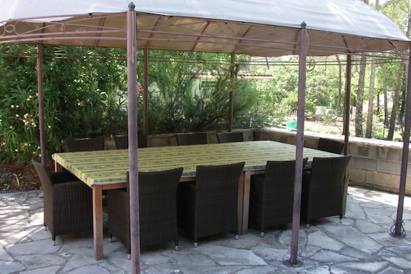 Foto van Vakantiehuis in Fayence met privézwembad - Vakantiehuis in Fayence - TerraceBalcony