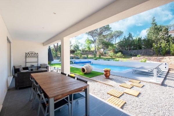 Foto van Villa in Vidauban bij Sainte Maxime Strand - Vakantiehuis in Vidauban - TerraceBalcony
