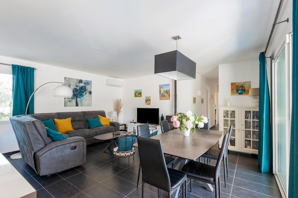 Foto van Villa in Vidauban bij Sainte Maxime Strand - Vakantiehuis in Vidauban - LivingRoom