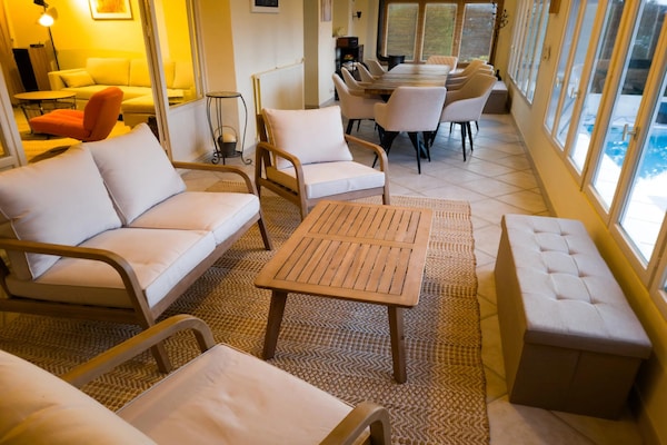 Foto van Villa Christine, met zwembad en uitzicht - Vakantiehuis in Carcès - TerraceBalcony