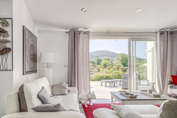 Foto van Villa in La Cadière-d'Azur met Zwembad - Vakantiehuis in La Cadière-d'Azur - LivingRoom