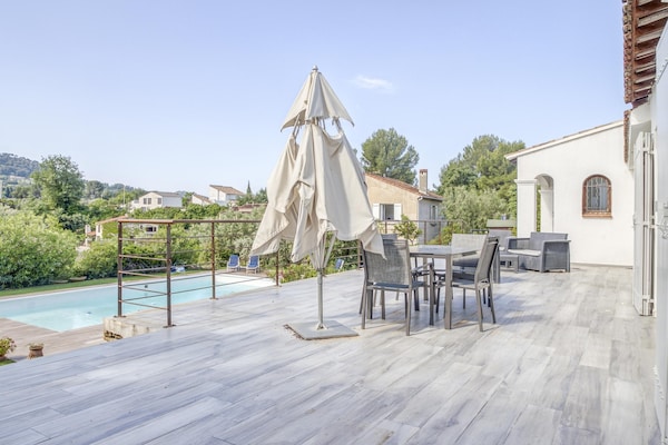 Foto van Villa in La Cadière-d'Azur met Zwembad - Vakantiehuis in La Cadière-d'Azur - TerraceBalcony