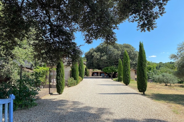 Foto van Vakantiehuis in Pertuis met Zwembad en Uitzicht - Vakantiehuis in Pertuis - HallReception