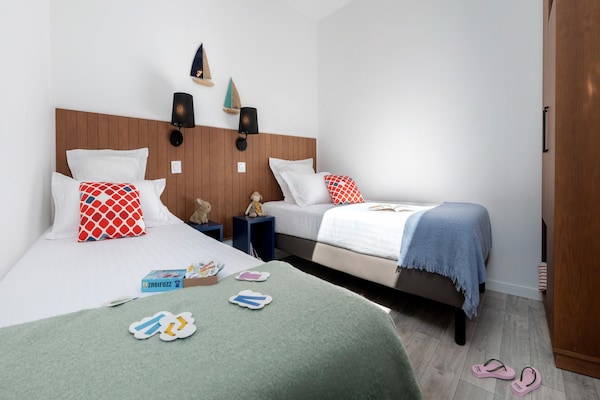 Foto van Schilderachtige duplex-oase voor 6 personen - Vakantiehuis in Les Sables-d'Olonne - BedRoom