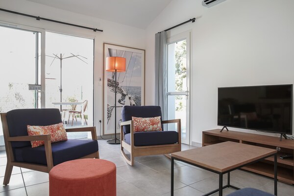 Foto van Schilderachtige duplex-oase voor 6 personen - Vakantiehuis in Les Sables-d'Olonne - LivingRoom