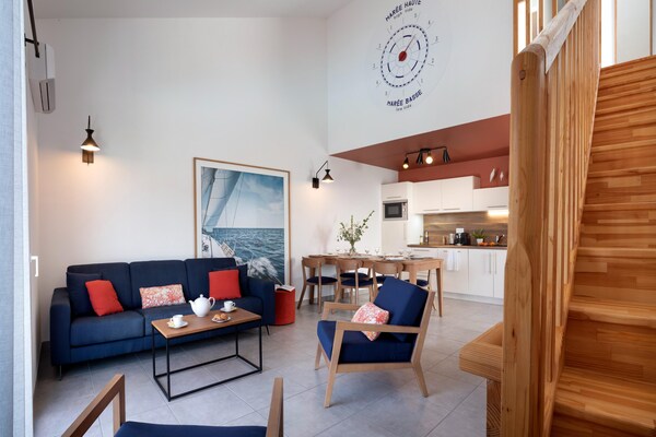 Foto van Schilderachtige duplex-oase voor 6 personen - Vakantiehuis in Les Sables-d'Olonne - LivingRoom