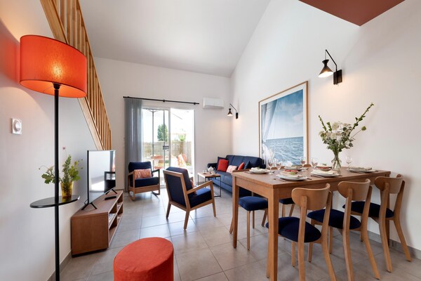 Foto van Schilderachtige duplex-oase voor 6 personen - Vakantiehuis in Les Sables-d'Olonne - LivingRoom
