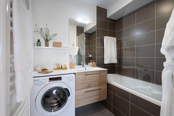 Foto van Schilderachtige duplex-oase voor 6 personen - Vakantiehuis in Les Sables-d'Olonne - BathRoom