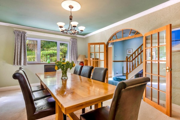Foto van Landhuis met uitzicht op de oceaan en jacuzzi - Vakantiehuis in Torquay - DiningRoom