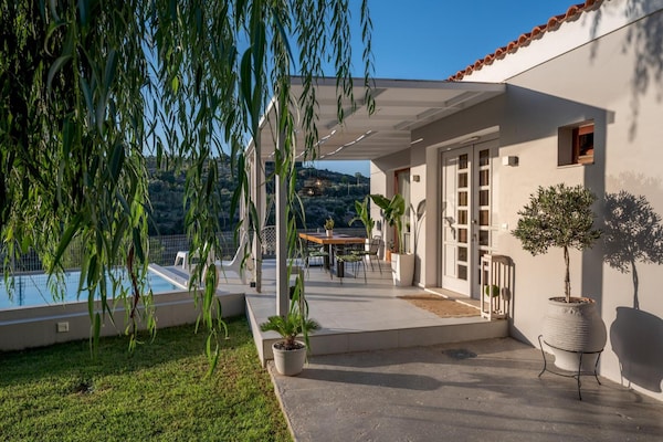 Foto van Villa in Zakynthos met privézwembad - Vakantiehuis in Rethymno - TerraceBalcony