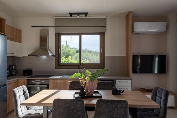 Foto van Villa op Kreta met Uitzicht en Zwembad - Vakantiehuis in Rethymno - Kitchen
