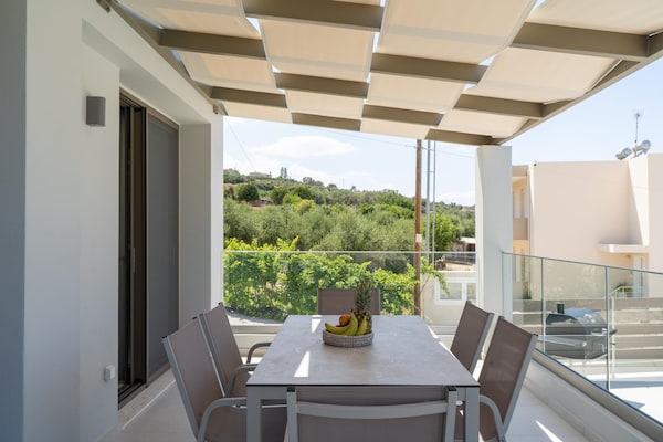 Foto van Villa op Kreta met Uitzicht en Zwembad - Vakantiehuis in Rethymno - TerraceBalcony