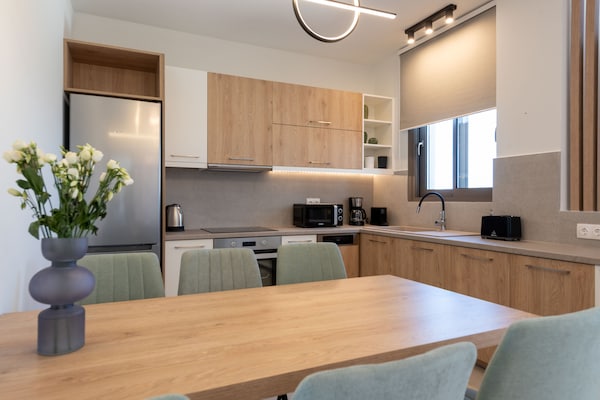 Foto van Villa op Kreta met Zeezicht en Zwembad - Vakantiehuis in Rethymno - Kitchen