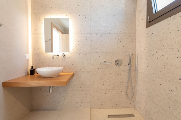 Foto van Villa op Kreta met Zeezicht en Zwembad - Vakantiehuis in Rethymno - BathRoom