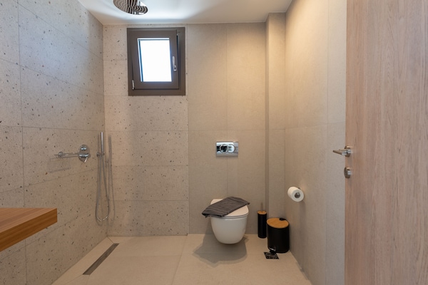 Foto van Villa op Kreta met Zeezicht en Zwembad - Vakantiehuis in Rethymno - BathRoom
