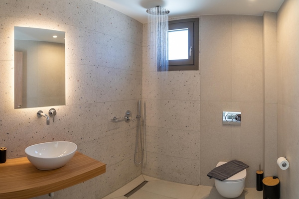 Foto van Villa op Kreta met Zeezicht en Zwembad - Vakantiehuis in Rethymno - BathRoom