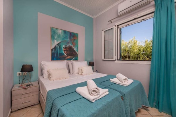 Foto van Villa op Zakynthos met zwembad bij Tsilivi - Vakantiehuis in Vanato - BedRoom