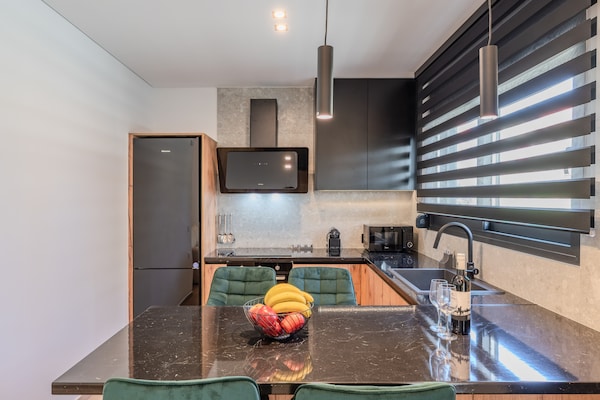 Foto van Het appartement van het Rosy-paar - Vakantiehuis in Anopolis - Kitchen