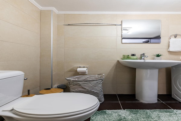 Foto van Villa met zeezicht op Kreta voor 6 personen - Vakantiehuis in Tris Ekklisies - BathRoom