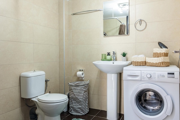 Foto van Villa met zeezicht op Kreta voor 6 personen - Vakantiehuis in Tris Ekklisies - BathRoom