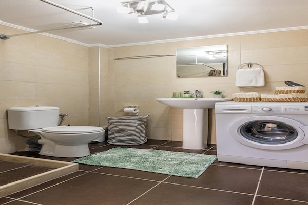 Foto van Villa met zeezicht op Kreta voor 6 personen - Vakantiehuis in Tris Ekklisies - BathRoom
