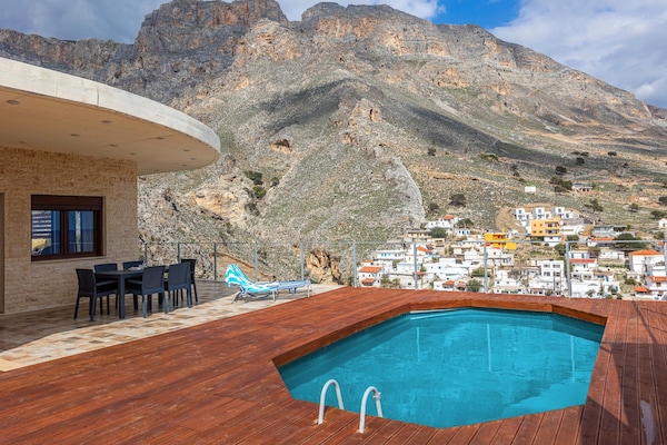 Foto van Villa met zeezicht op Kreta voor 6 personen - Vakantiehuis in Tris Ekklisies - PoolOfHouse