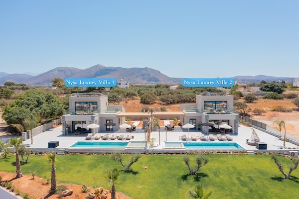Foto van Villa in Heraklion bij Anissaras Strand - Vakantiehuis in Heraklion - Outdoor
