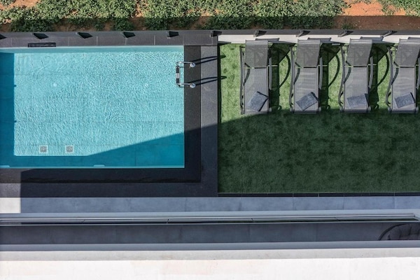 Foto van Villa met zeezicht, zwembad en barbecue voor 8 - Vakantiehuis in Gournes - PoolOfHouse