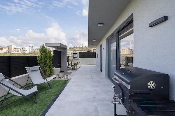 Foto van Villa met zeezicht, zwembad en barbecue voor 8 - Vakantiehuis in Gournes - Facilities