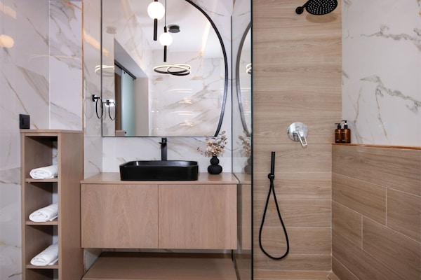 Foto van Villa Kournas met zwembad, geschikt voor 12 gasten - BathRoom