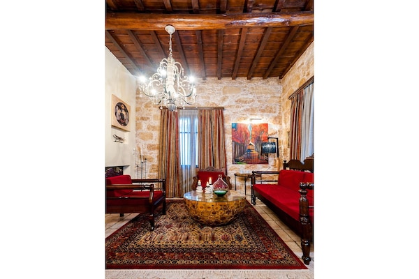 Foto van Villa voor 8 gasten met prachtig uitzicht - Vakantiehuis in Kissamos - LivingRoom
