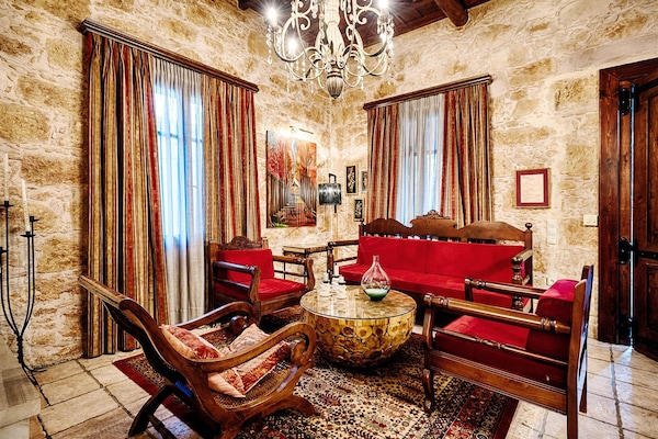 Foto van Villa op Kreta in de Middellandse Zee - Vakantiehuis in Kissamos - LivingRoom