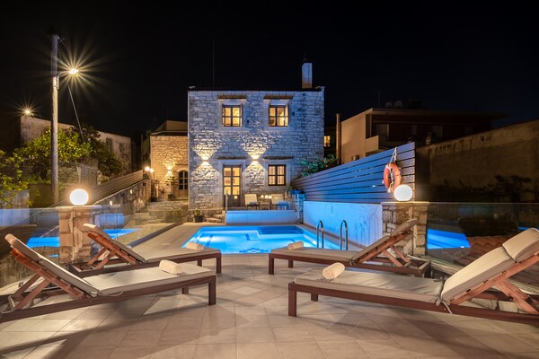 Foto van Villa in Rethymno met Zwembad en Tavernes - Vakantiehuis in Rethymno - Outdoor