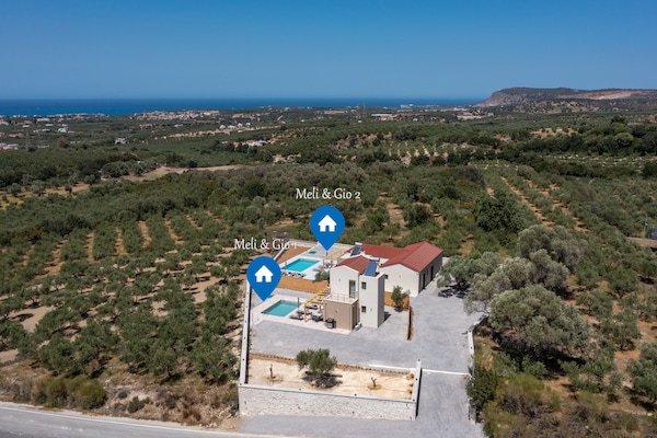 Foto van Villa in Viran Episkopi met Privézwembad - Vakantiehuis in Viran Episkopi - Outdoor