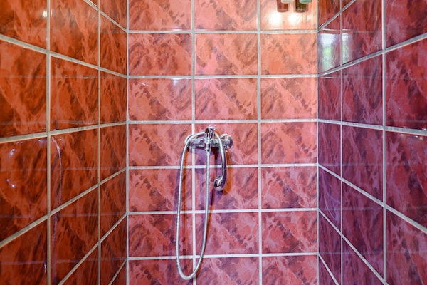 Foto van Villa op Kreta met privézwembad en bergzicht - Vakantiehuis in Lampini - BathRoom