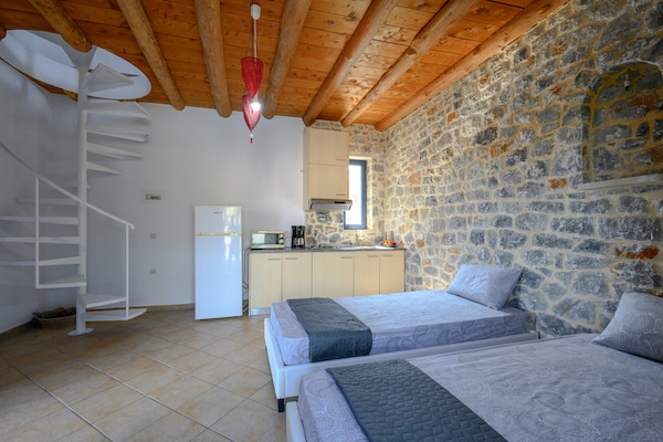 Foto van Villa op Kreta bij Skinaria Strand - Vakantiehuis in Lampini - BedRoom