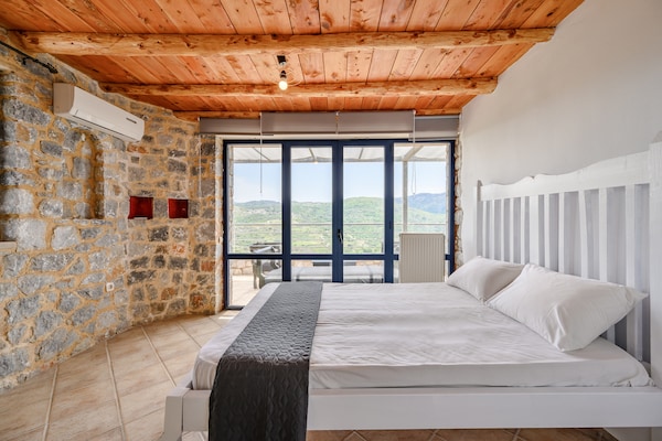 Foto van Villa op Kreta bij Skinaria Strand - Vakantiehuis in Lampini - BedRoom