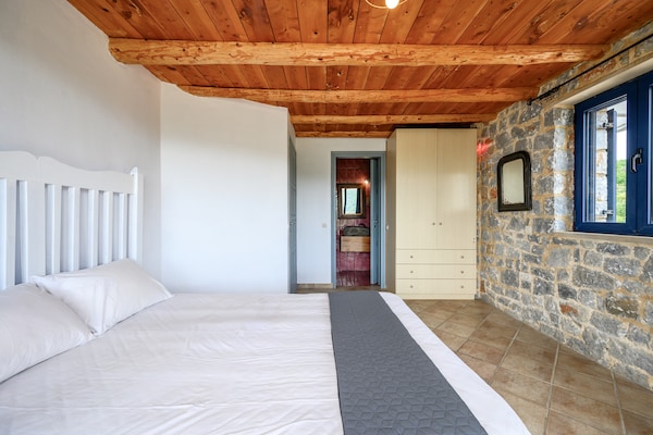 Foto van Villa op Kreta bij Skinaria Strand - Vakantiehuis in Lampini - BedRoom