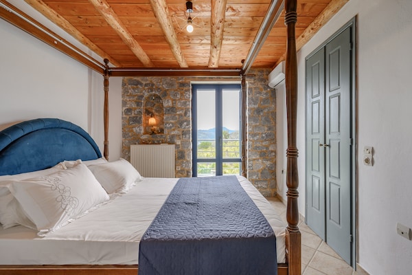 Foto van Villa op Kreta bij Skinaria Strand - Vakantiehuis in Lampini - BedRoom