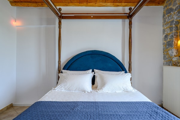 Foto van Villa op Kreta bij Skinaria Strand - Vakantiehuis in Lampini - BedRoom