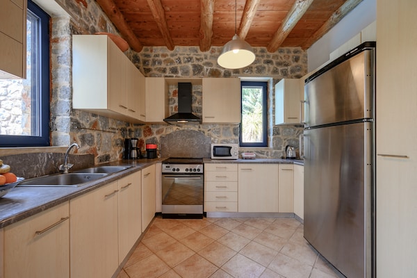 Foto van Villa op Kreta bij Skinaria Strand - Vakantiehuis in Lampini - Kitchen