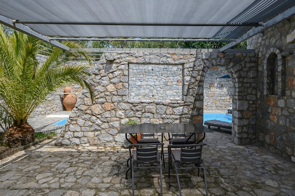 Foto van Villa op Kreta bij Skinaria Strand - Vakantiehuis in Lampini - Outdoor