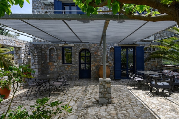 Foto van Villa op Kreta bij Skinaria Strand - Vakantiehuis in Lampini - Outdoor