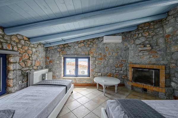 Foto van Villa nabij Lampini met privézwembad - Vakantiehuis in Lampini - BedRoom